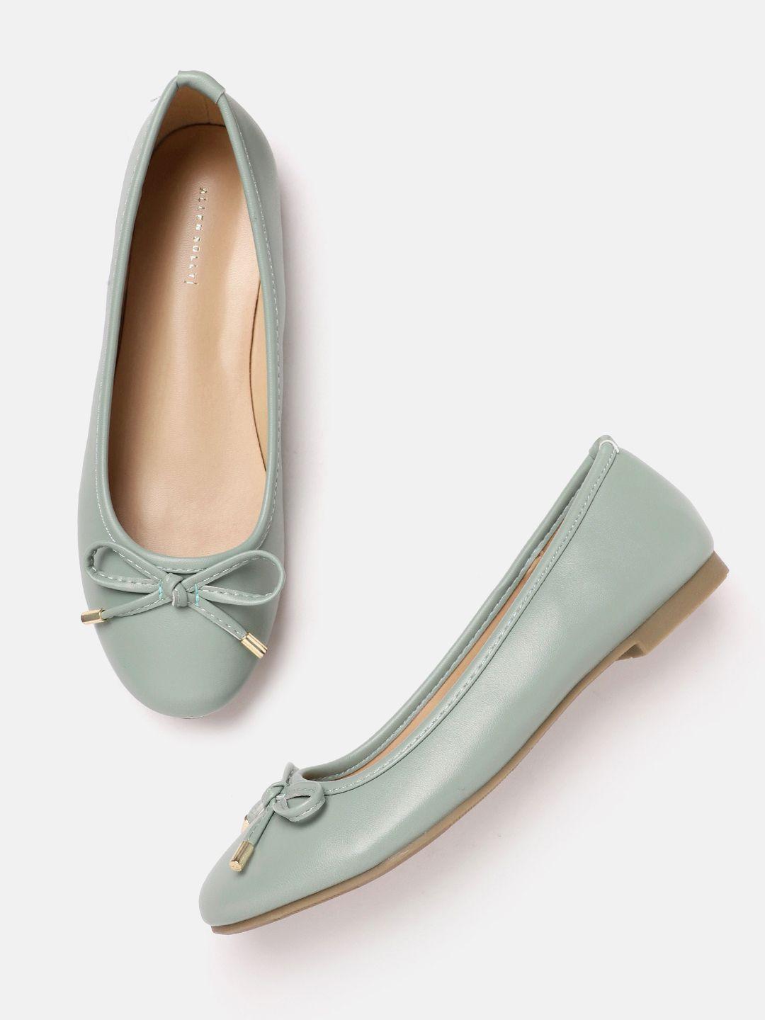 allen solly women ballerinas with bow detail