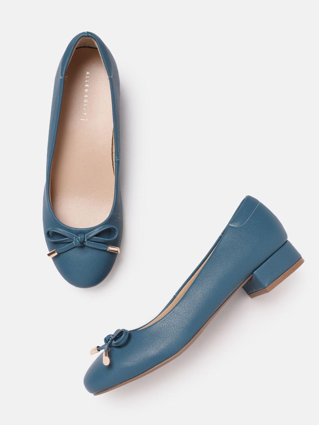 allen solly women bow detail ballerinas