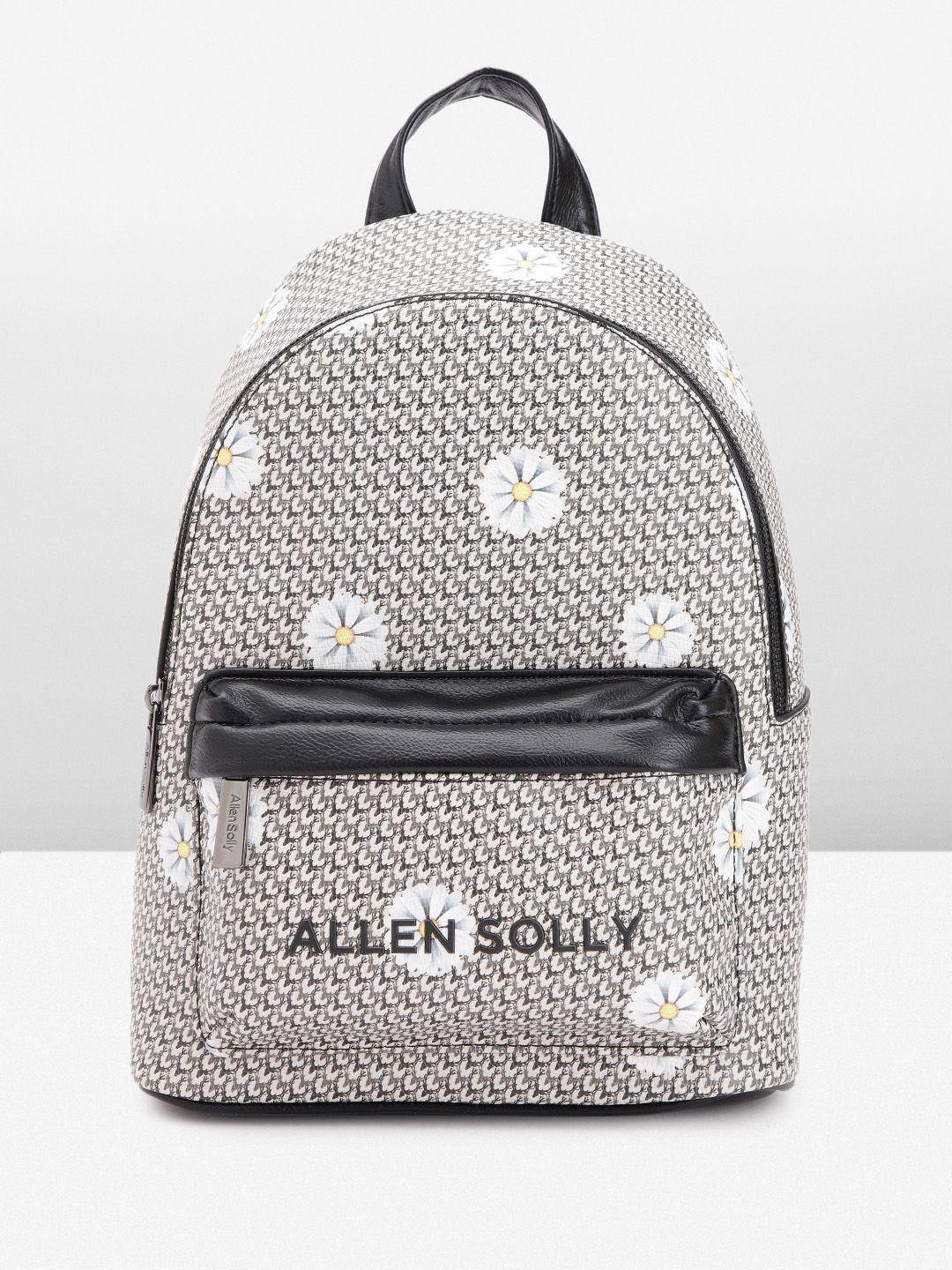 allen solly women brand logo printed backpack