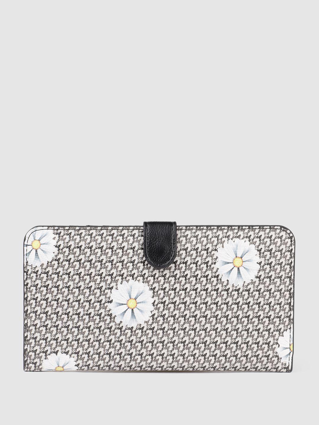 allen solly women floral printed two fold wallet