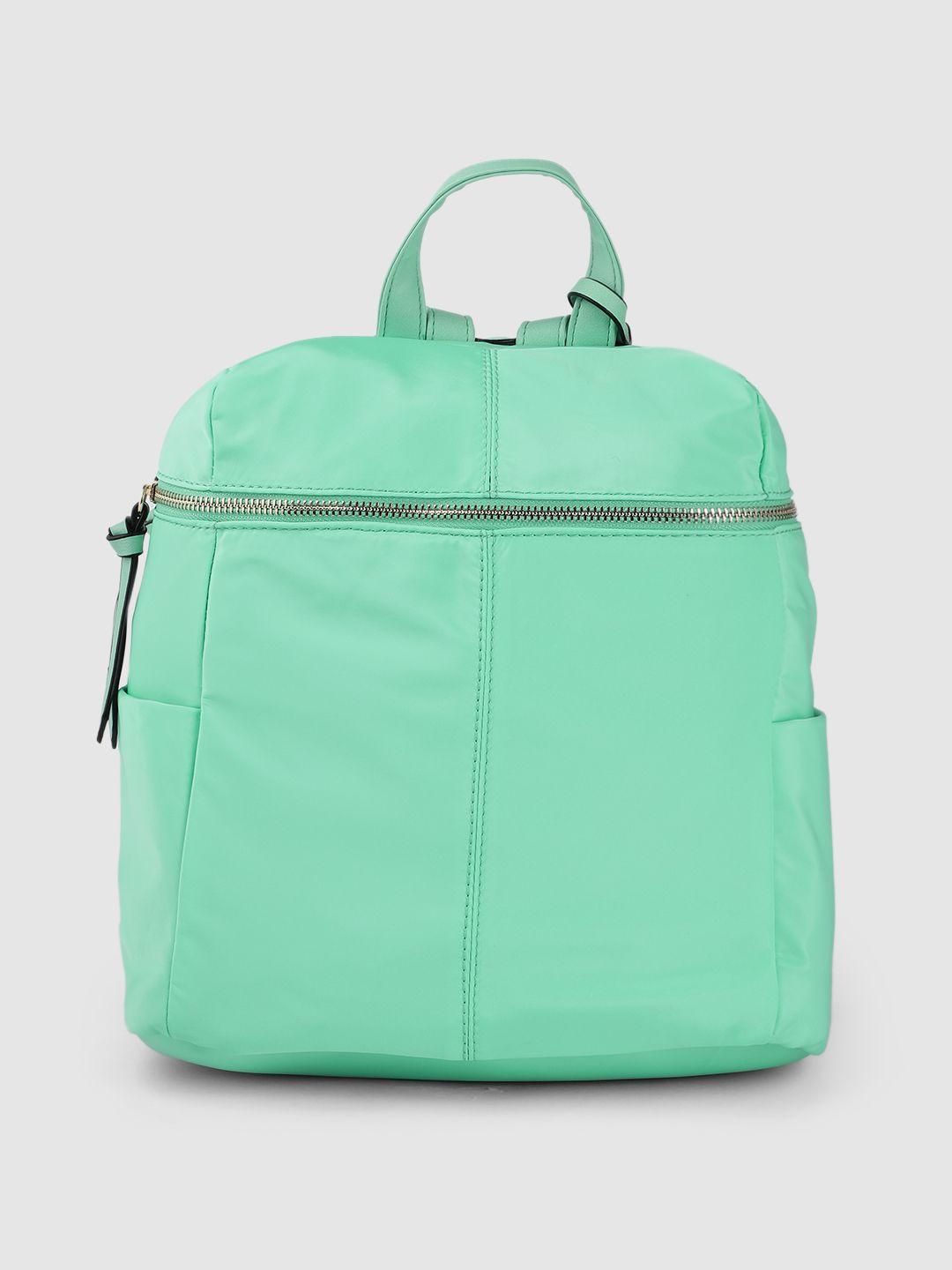 allen solly women green tasselled backpack