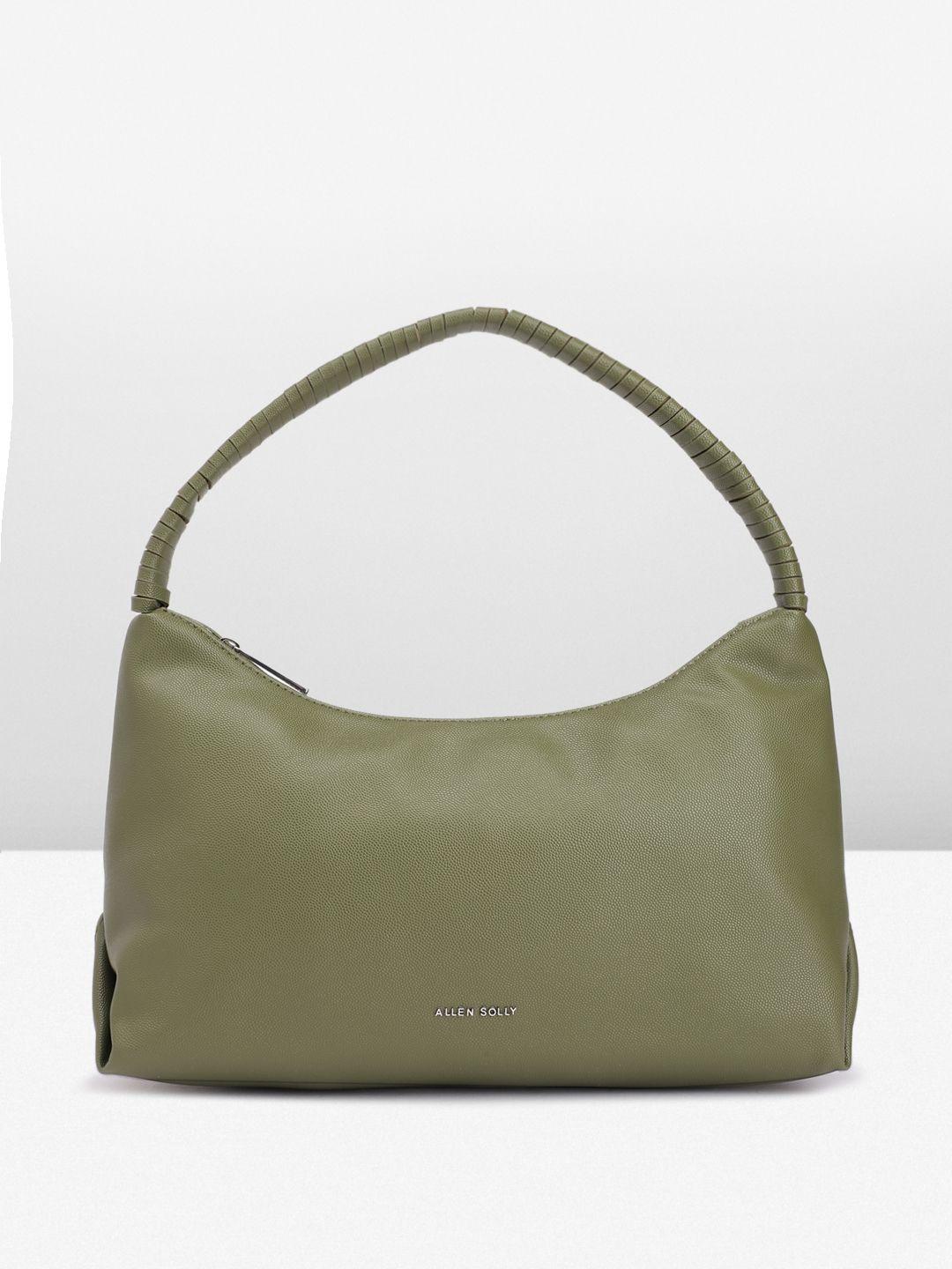 allen solly women solid hobo bag