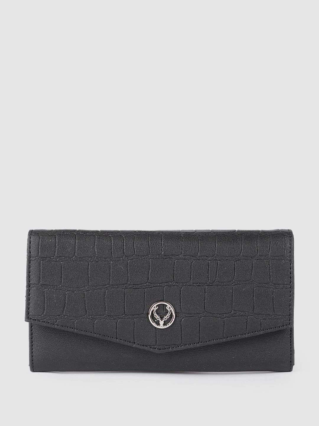 allen solly women textured envelope wallet