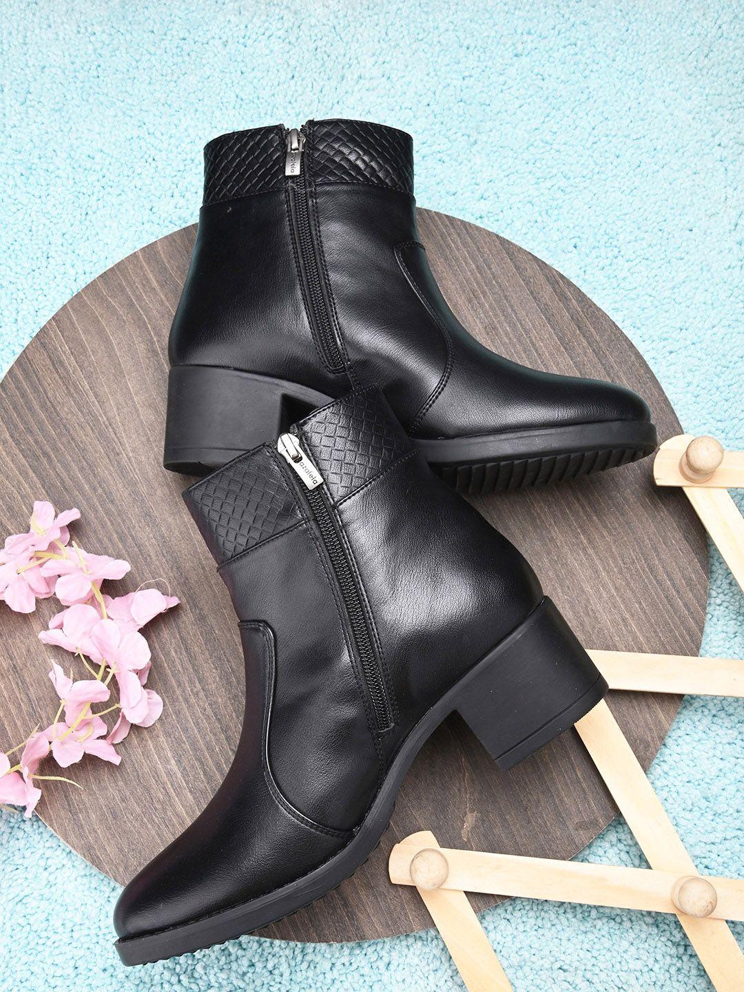 alleviater women mid-top block heel regular boots