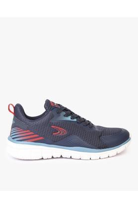 allo synthetic lace up mens sport shoes - blue