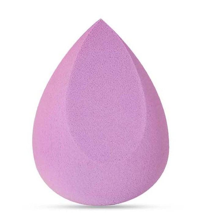 allure makeup blender sponge cut drop purple