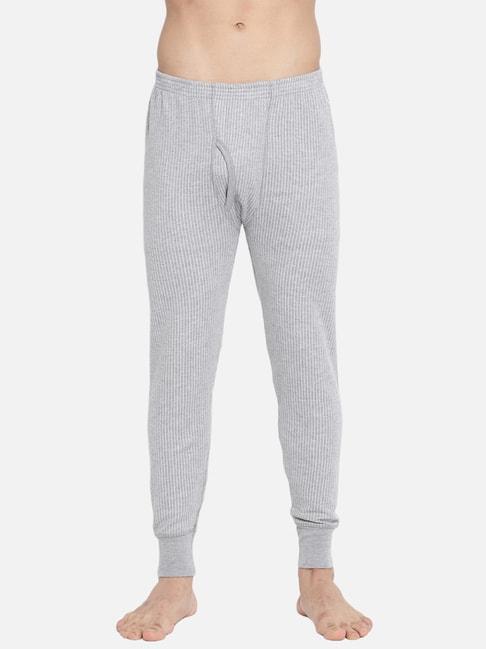 almo-grey-striped-regular-fit-thermal-bottom-with-heat-lock-tech