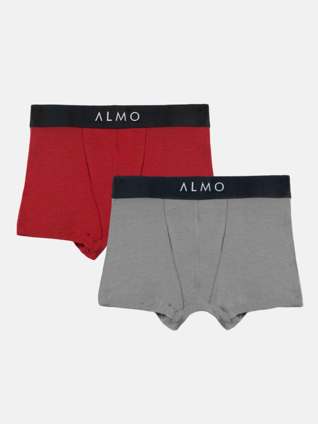almo wear boys pack of 2 anti-bacterial trunks