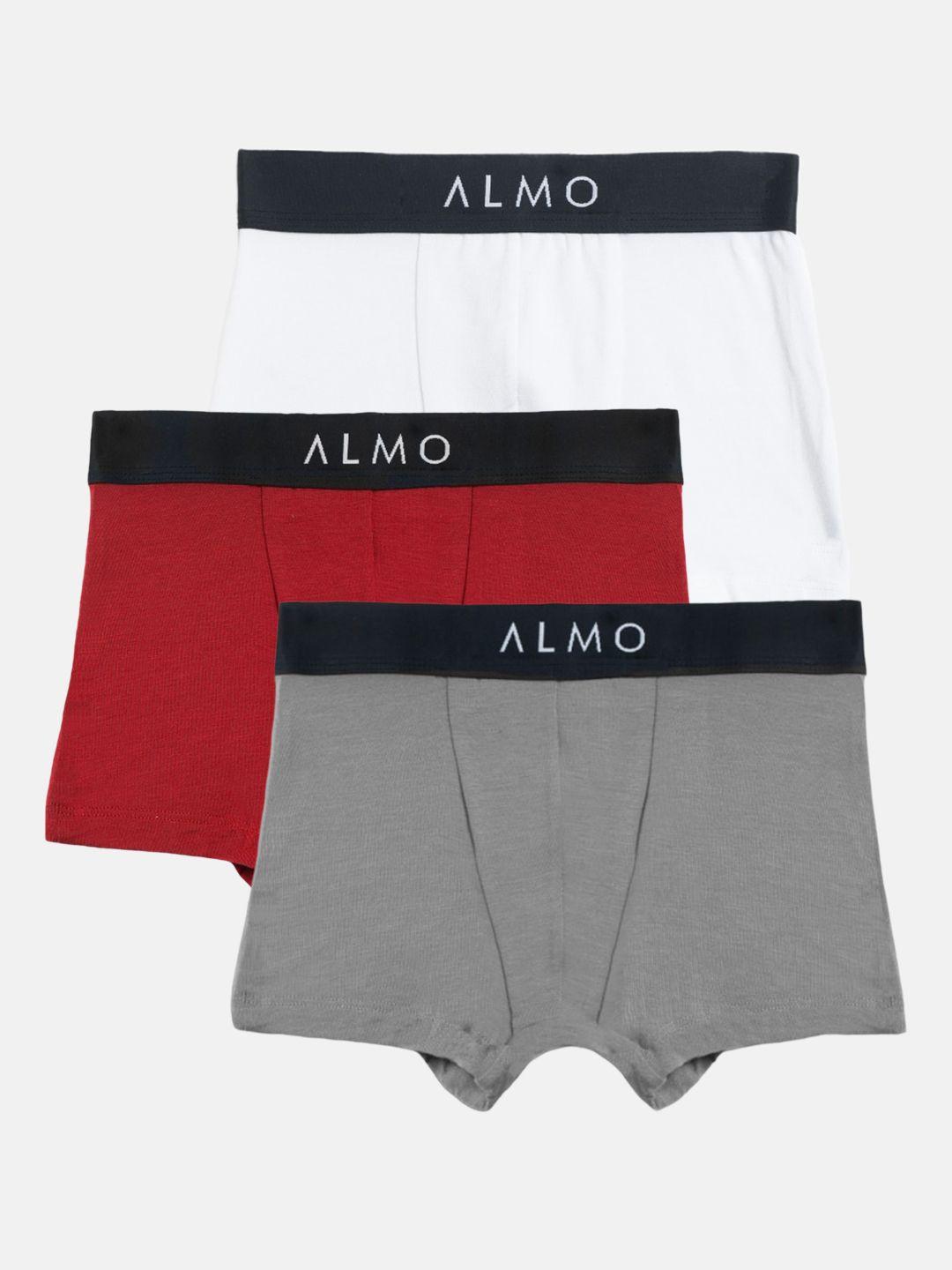almo wear boys pack of 3 anti-microbial trunks