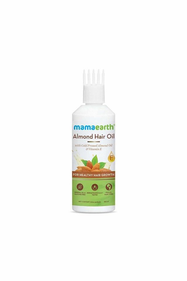 almond hair oil with cold pressed almond oil and vitamin e