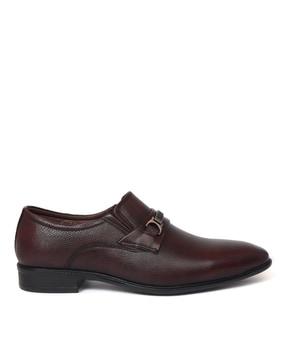 almond-toe mocassins formal shoes