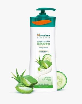 aloe and cucumber refreshing body lotion