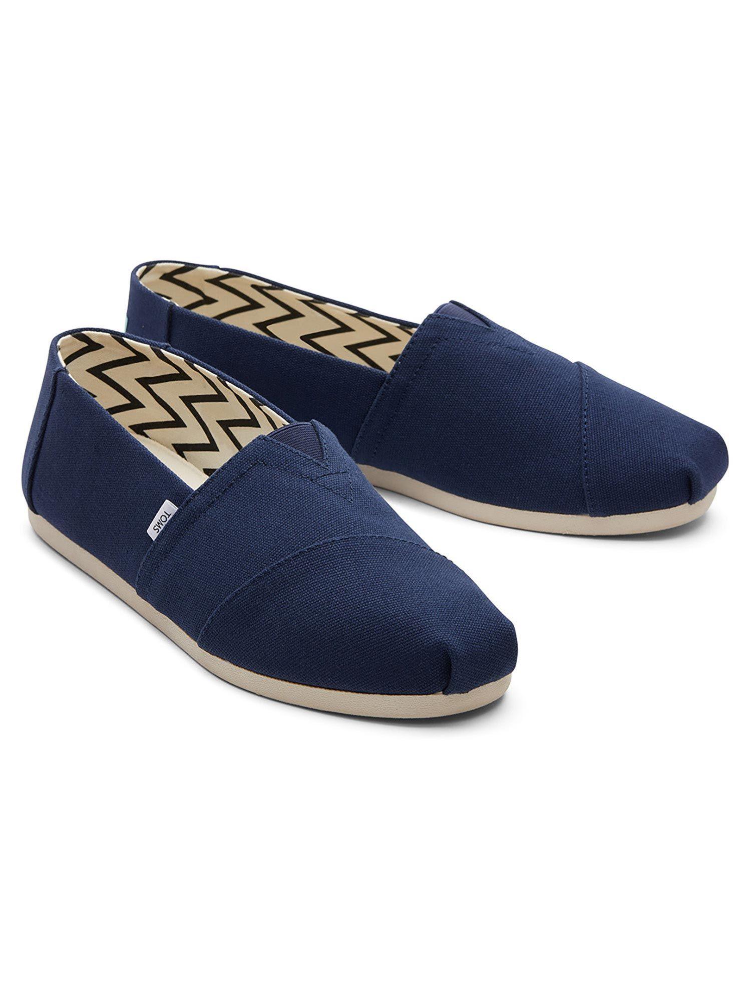 alpargata recycled cotton canvas blue casual shoes