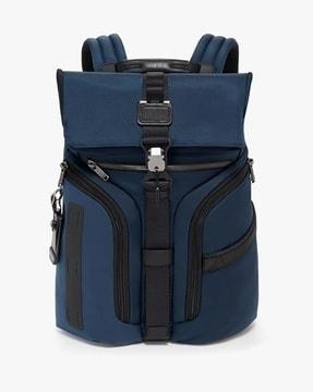 alpha bravo logistics flap lid 15" laptop backpack