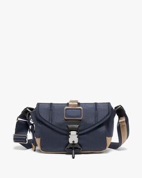 alpha bravo compass flap crossbody bag