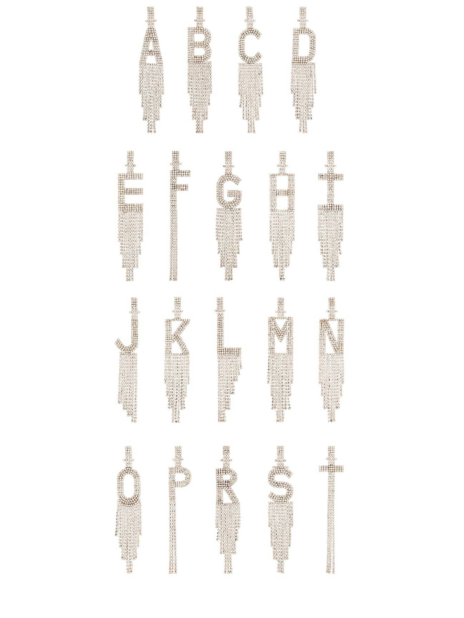 alphabet earring