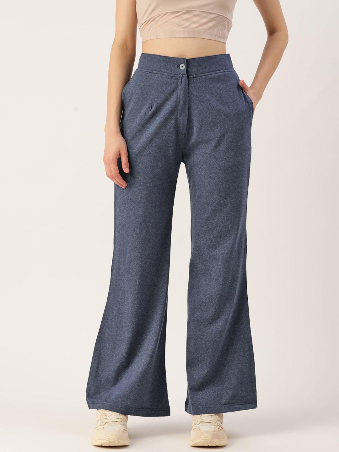 alsace lorraine paris cotton smart flared trousers