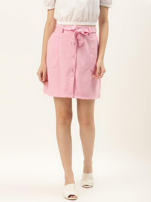 alsace lorraine paris pink a-line skirt