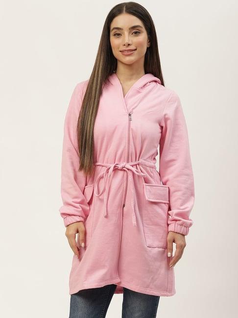 alsace lorraine paris pink fleece regular fit jacket