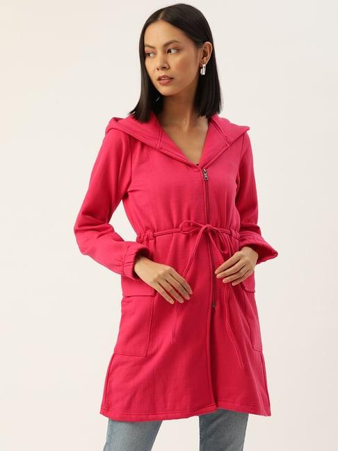 alsace lorraine paris pink fleece regular fit jacket