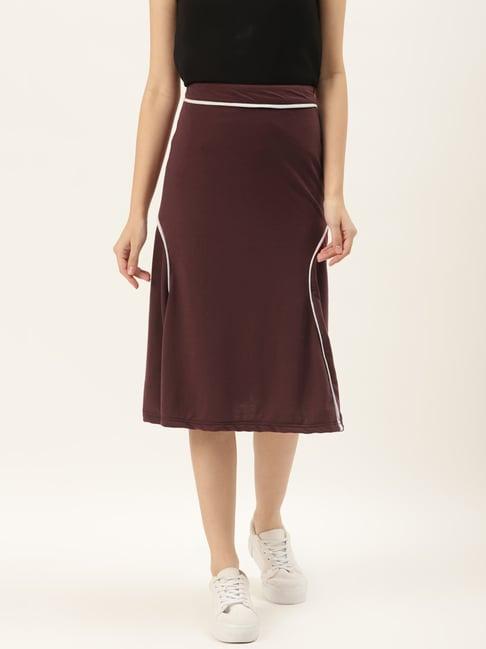 alsace lorraine paris purple a-line skirt