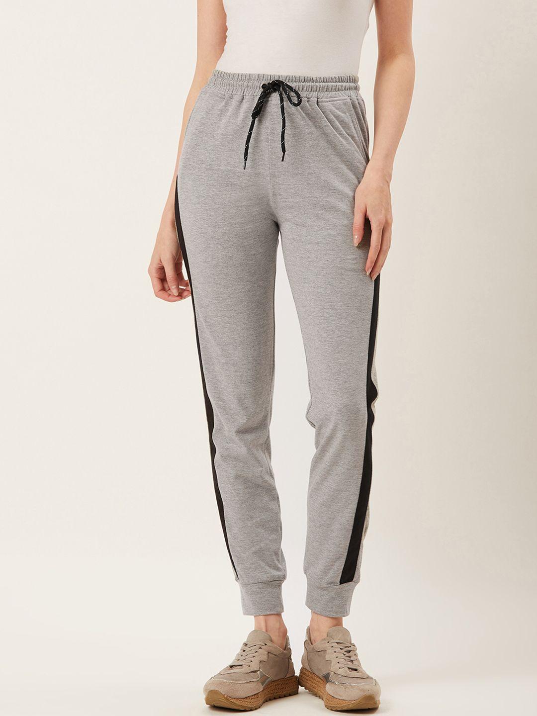 alsace lorraine paris women grey melange solid joggers