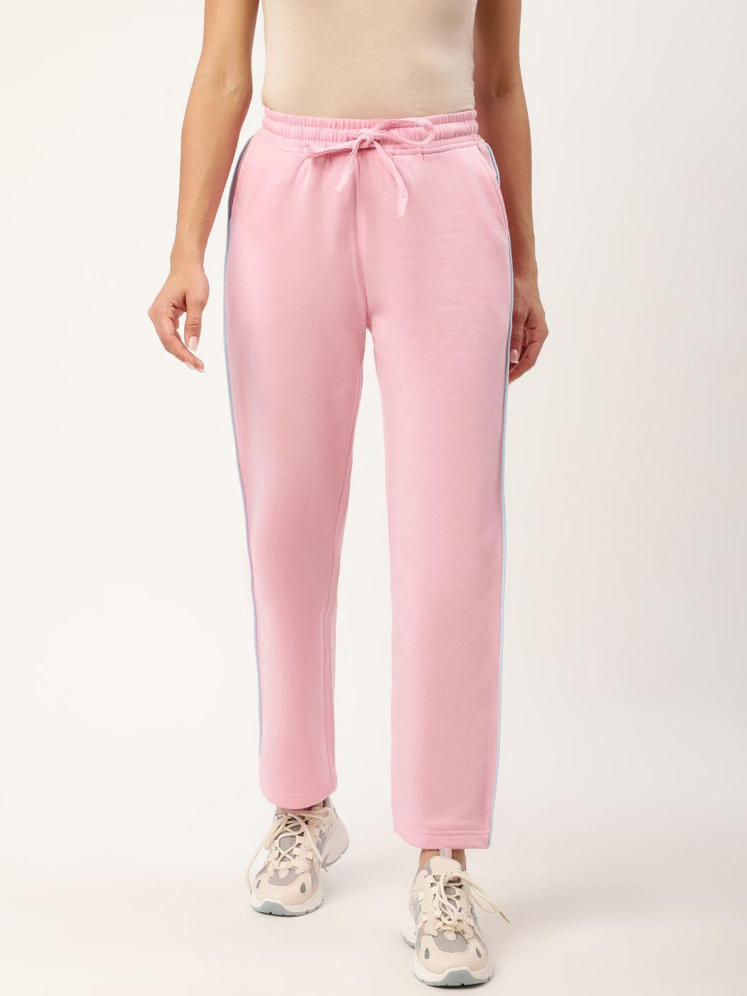 alsace lorraine paris women pink solid track pants