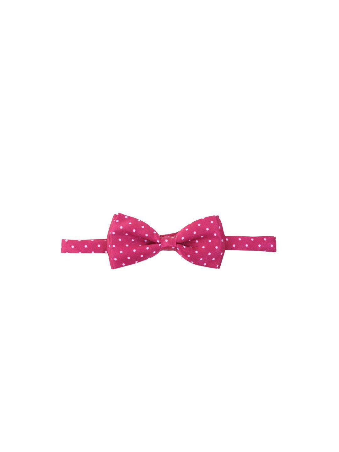 alvaro castagnino pink & white printed bow tie
