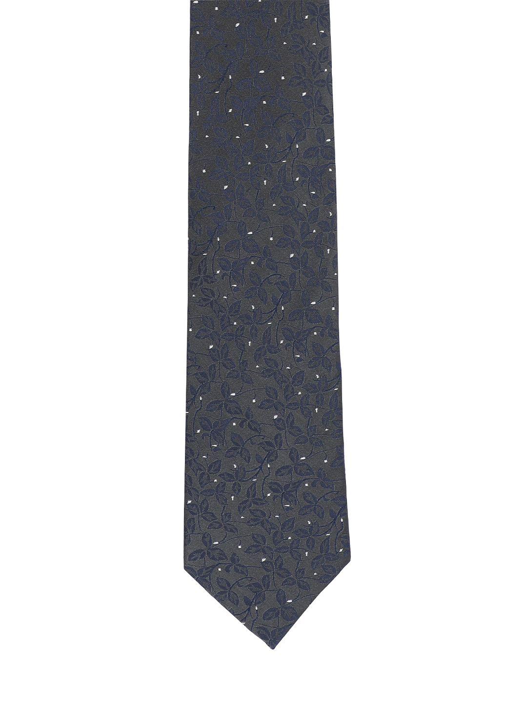alvaro castagnino men grey & blue woven design broad tie