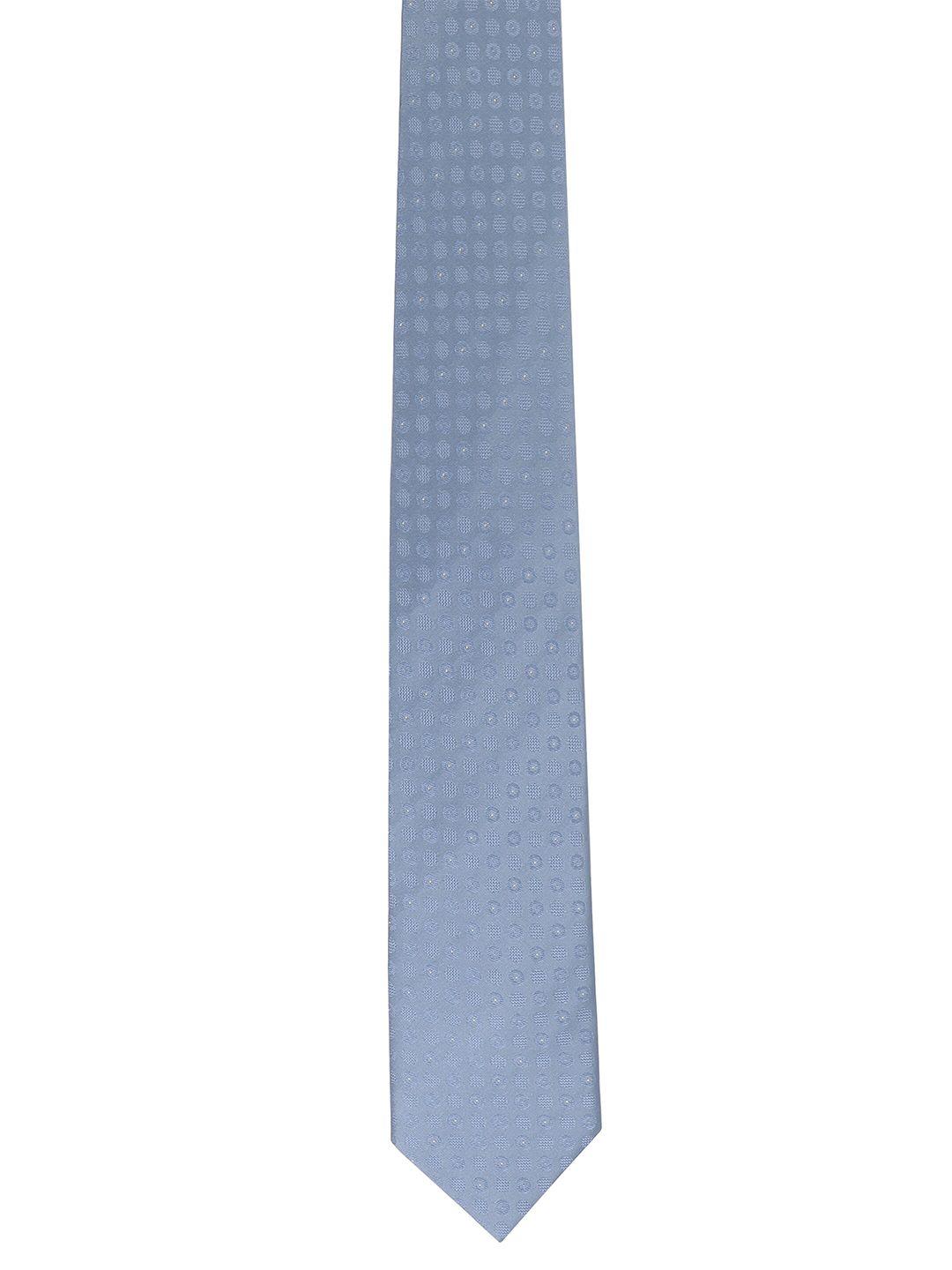 alvaro castagnino men grey woven design broad tie
