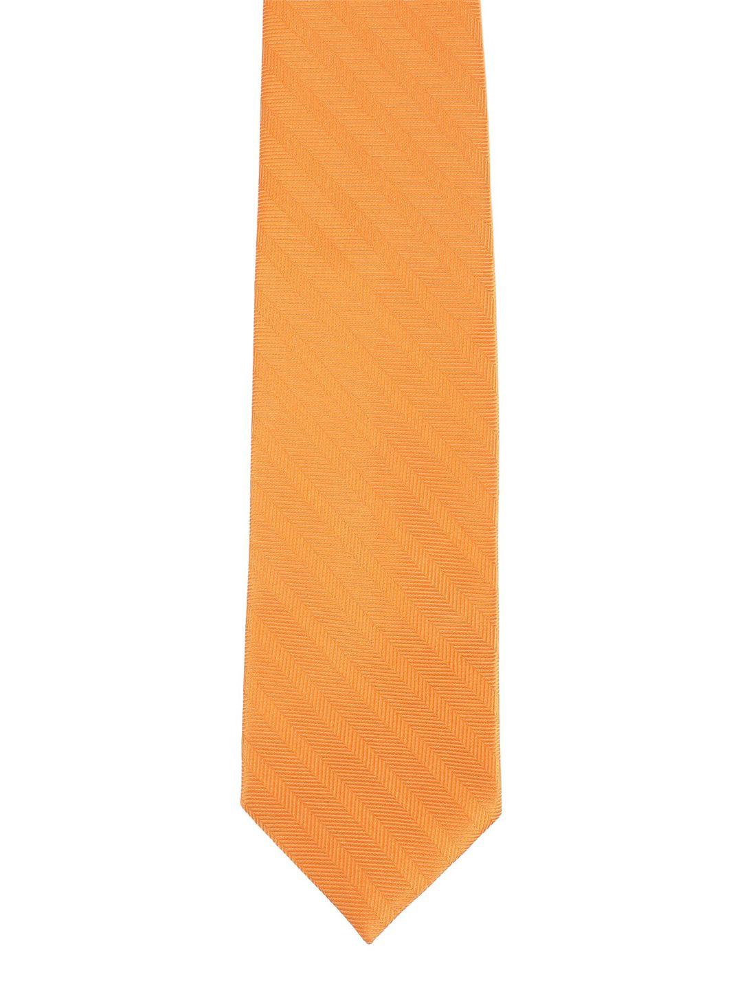 alvaro castagnino men orange skinny tie