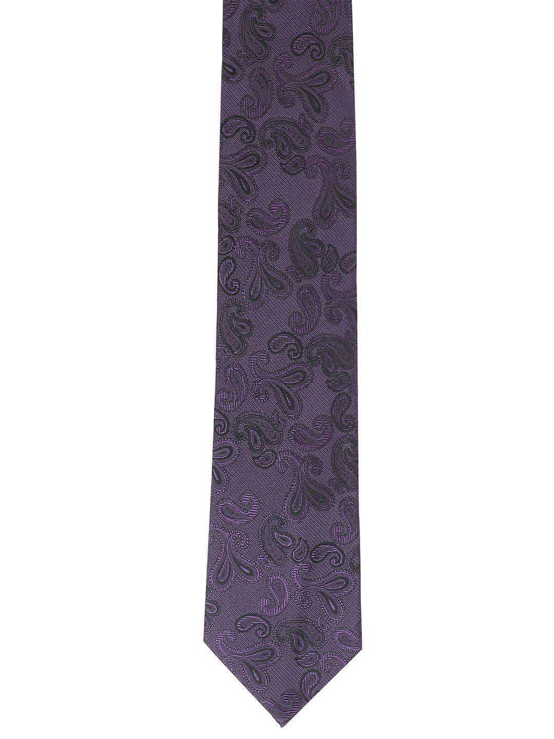 alvaro castagnino men purple woven design broad tie