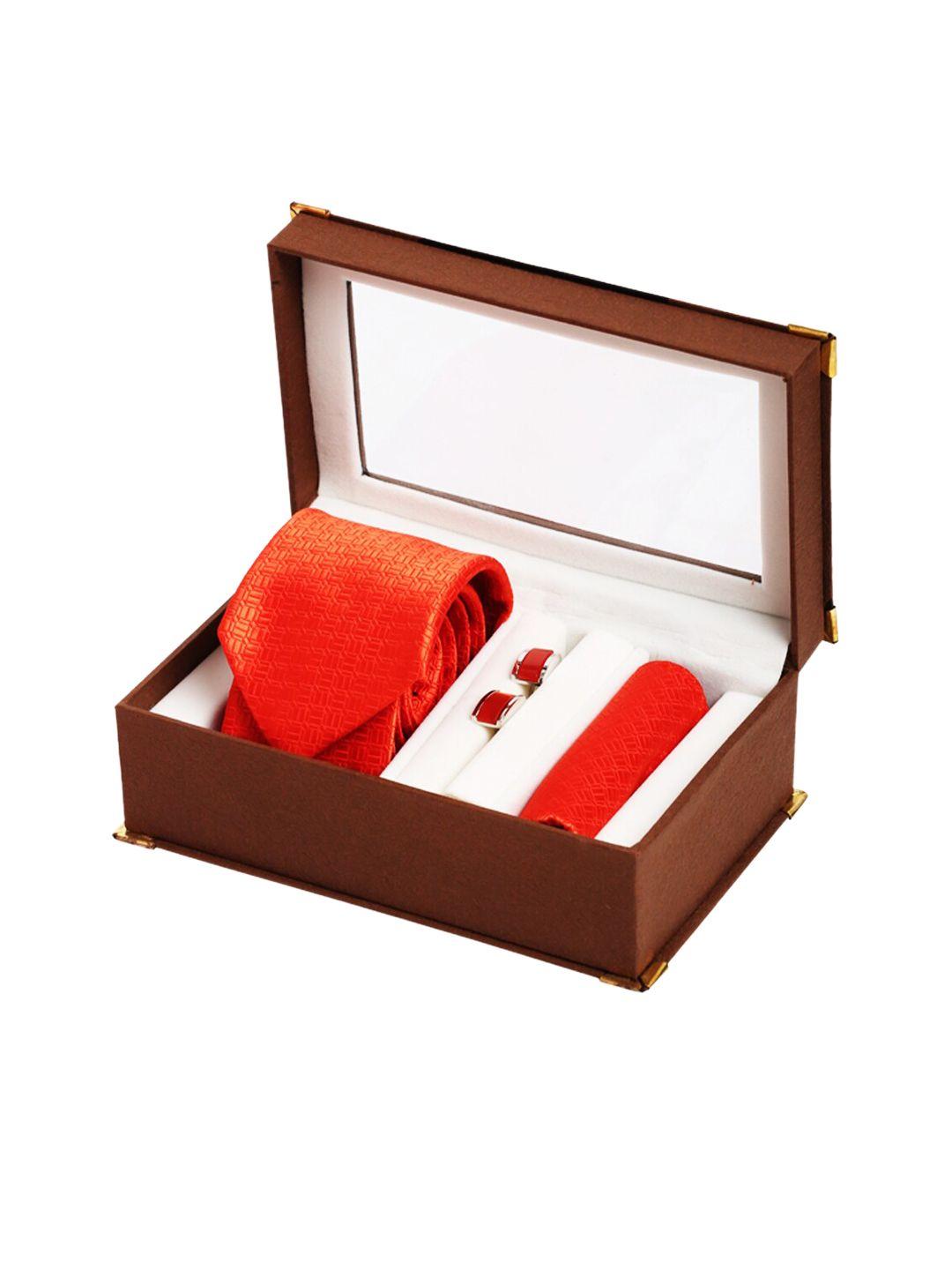 alvaro castagnino men red accessory gift set