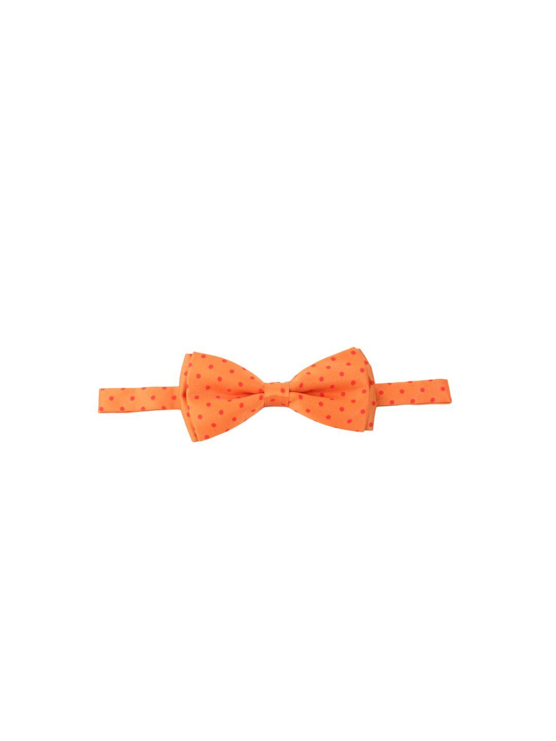 alvaro castagnino orange printed bow tie