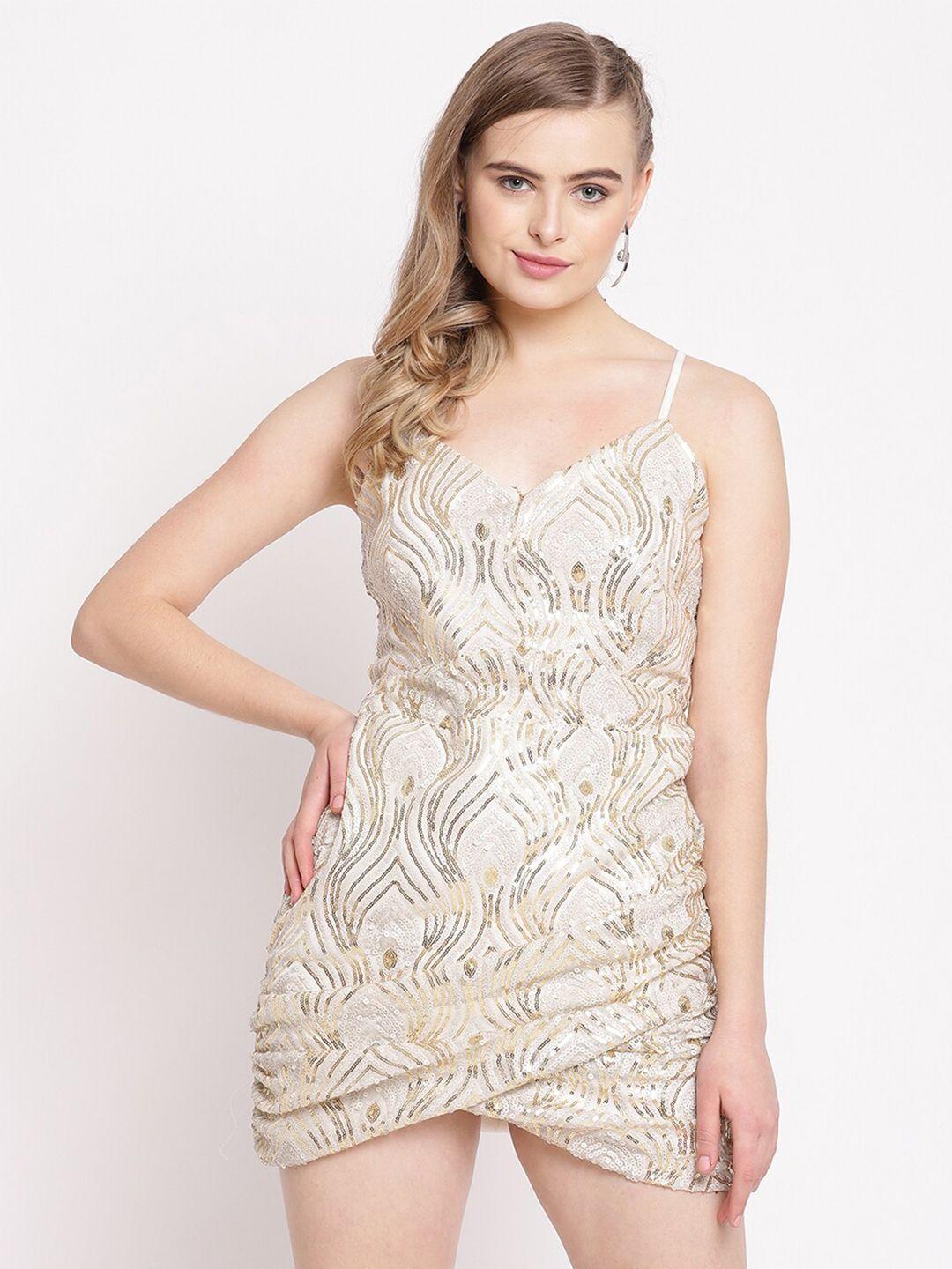 amagyaa embellished net bodycon mini dress