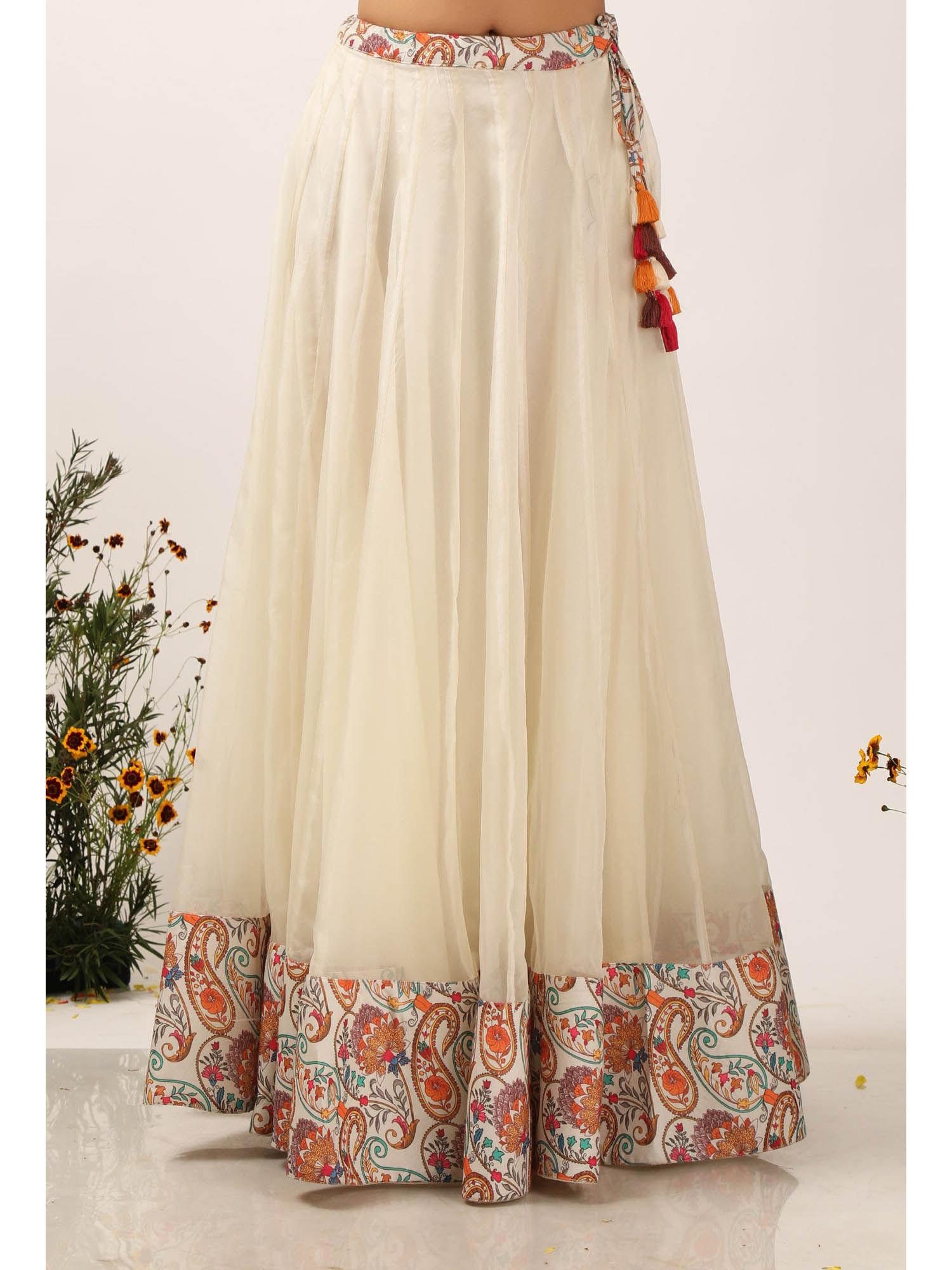 amala organza skirt