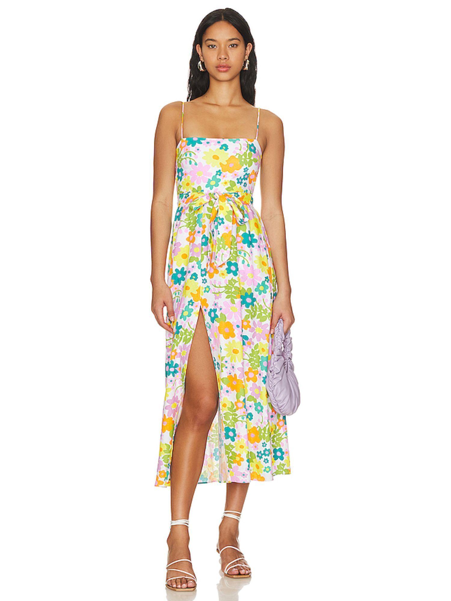 amalfi coast midi dress