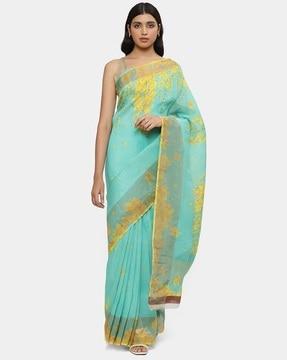 amaltas printed saree