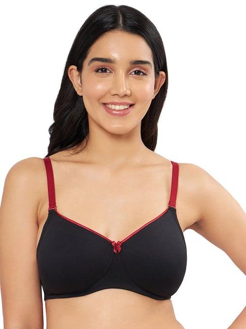 amante black cotton t-shirt bra