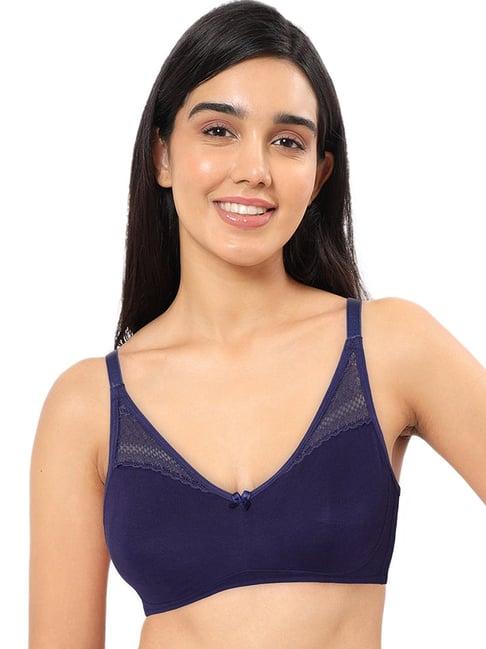 amante blue cotton t-shirt bra