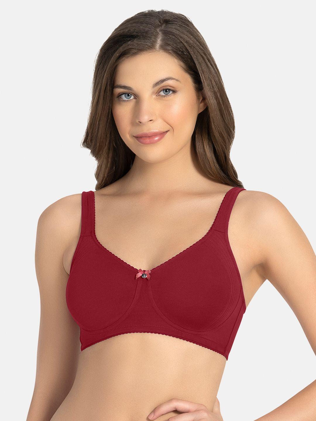 amante cotton non-wired non padded side shaper non padded t-shirt bra