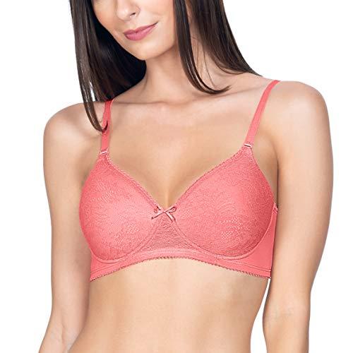 amante lace padded non-wired full coverage t-shirt bra