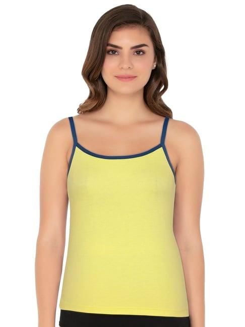 amante lime yellow cotton camisole