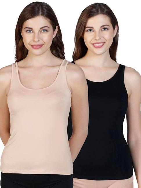 amante multicolor camisole (pack of 2)