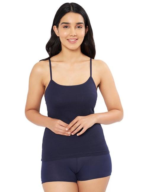 amante navy cotton camisole