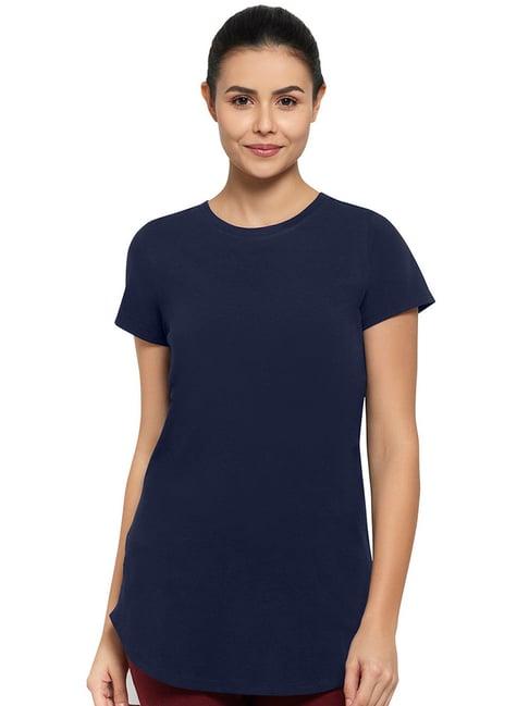 amante navy cotton sports t-shirt