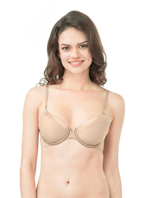 amante nude padded under wired t-shirt bra