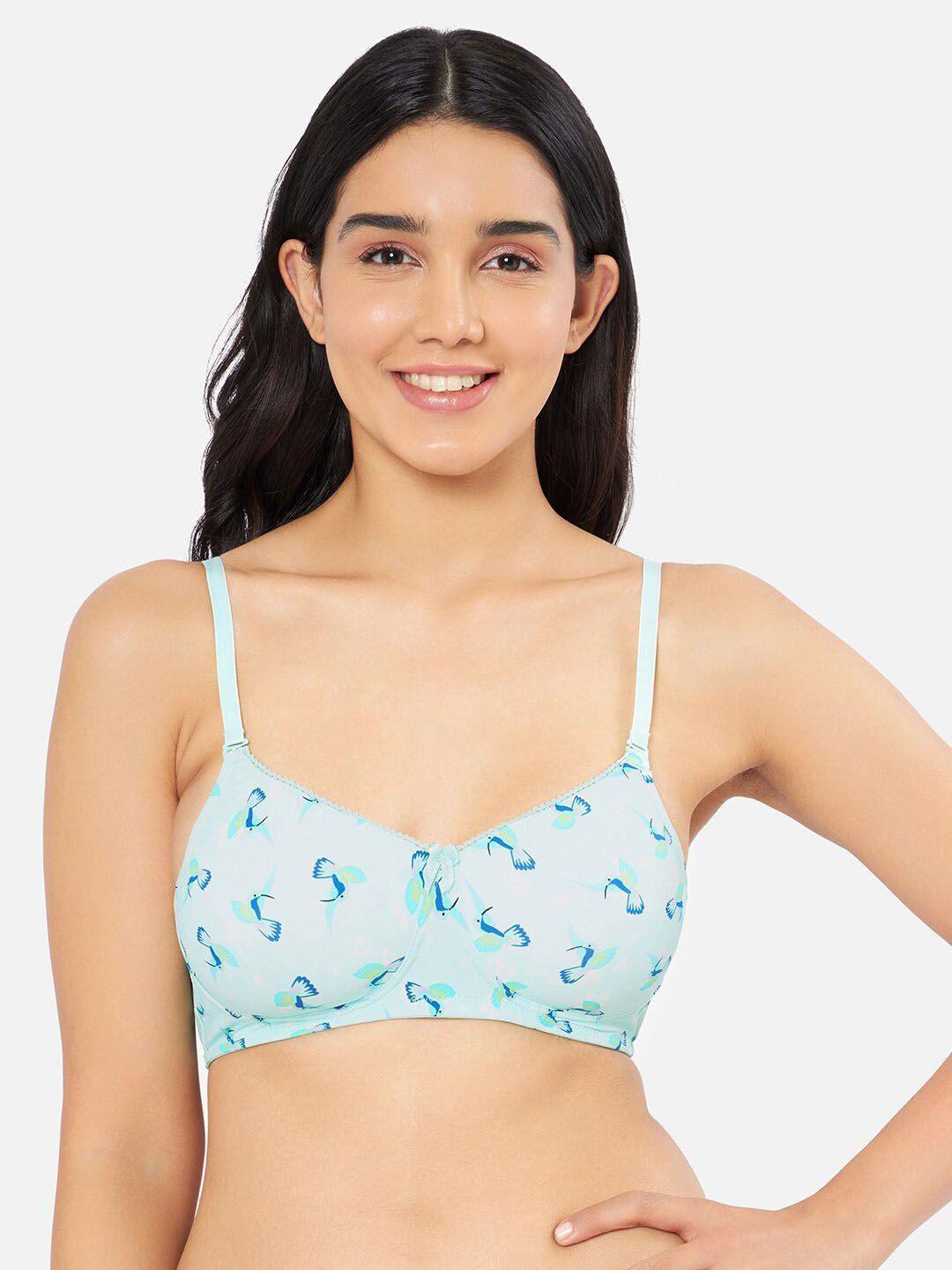 amante printed padded non-wired full coverage t-shirt bra