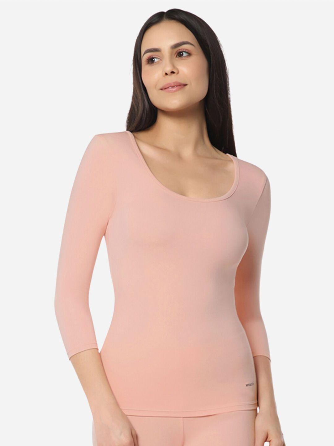 amante scoop neck thermal top