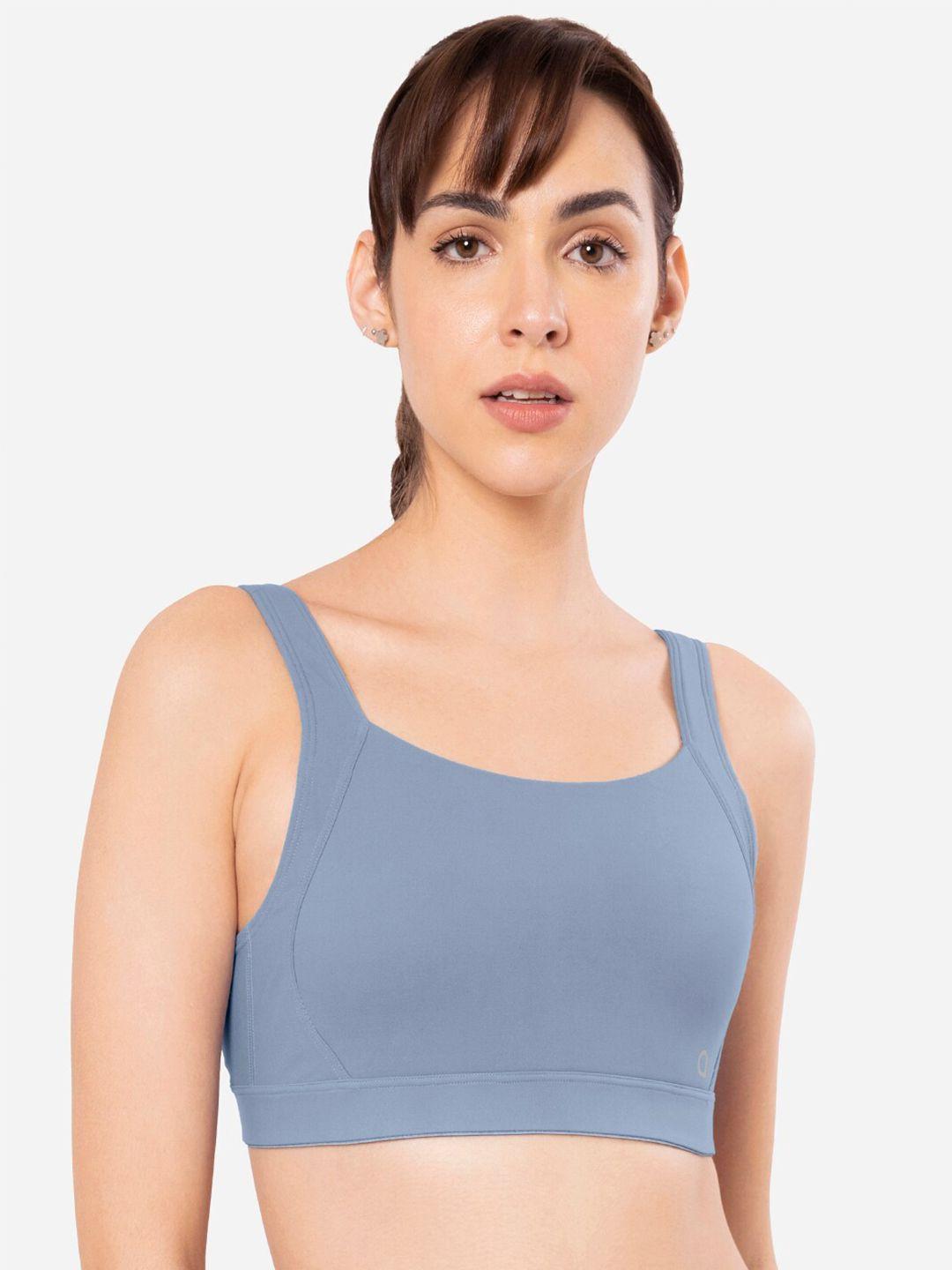 amante solid padded non-wired full coverage sports bra